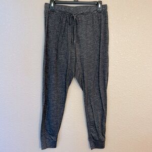 Women’s black and gray jogger pants size medium.